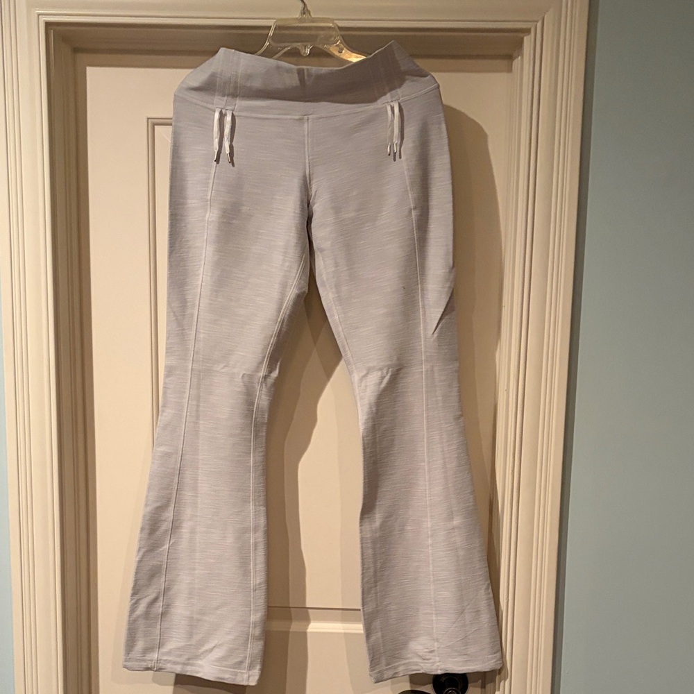 lululemon athletica Gray Flare Leggings